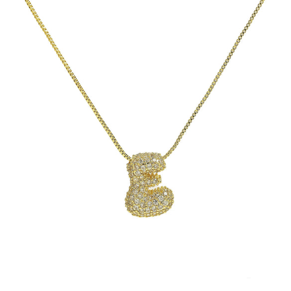 Wholesale Pendant Necklace Brass Copper With Letters Numbers Text Pattern Electroplated