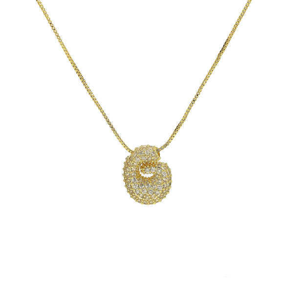 Wholesale Pendant Necklace Brass Copper With Letters Numbers Text Pattern Electroplated