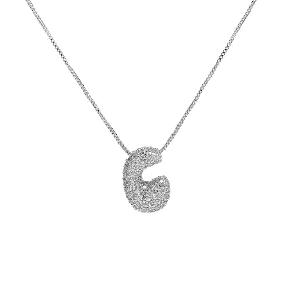 Wholesale Pendant Necklace Brass Copper With Letters Numbers Text Pattern Electroplated