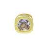 Wholesale Pendant Necklace Colorful Geometric Square Birthstone Zircon Copper Brass Electroplating For Women