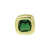 Wholesale Pendant Necklace Colorful Geometric Square Birthstone Zircon Copper Brass Electroplating For Women