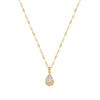 Wholesale Pendant Necklace Copper Alloy Drop Shape Electroplating Female Minimalist Clavicle Chain Accessories
