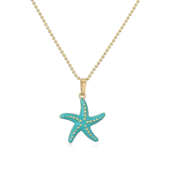 Wholesale Pendant Necklace Copper Animal Zodiac Dripping Oil Style Snake Bone Chain