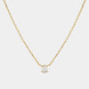 Wholesale Pendant Necklace Copper Artificial Crystal Geometric Electroplating For Women
