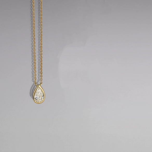 Wholesale Pendant Necklace Copper Artificial Crystal Geometric Electroplating For Women