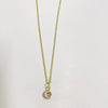 Wholesale Pendant Necklace Copper Electroplated Geometric Mixed Gem Inlay For Women