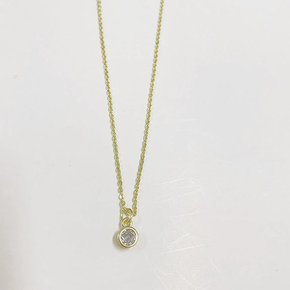 Wholesale Pendant Necklace Copper Electroplated Geometric Mixed Gem Inlay For Women