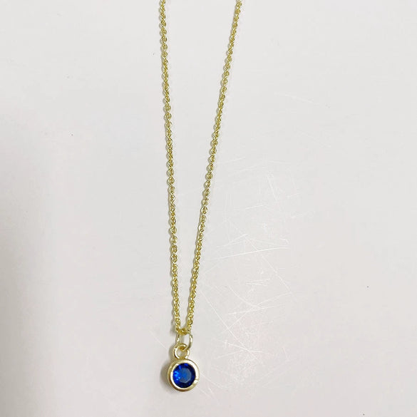 Wholesale Pendant Necklace Copper Electroplated Geometric Mixed Gem Inlay For Women