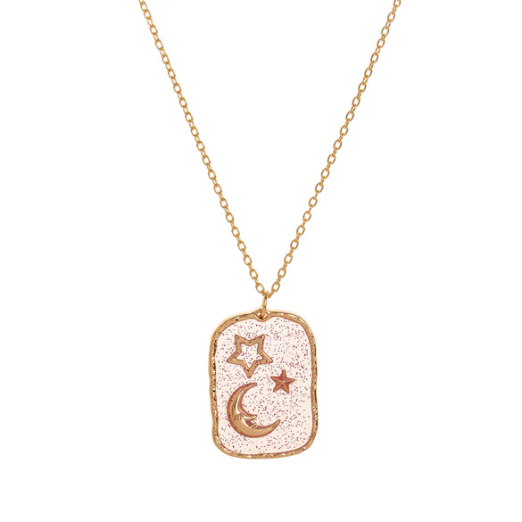Wholesale Pendant Necklace Copper Geometric Heart Shape Printed Electroplating For Women