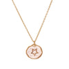 Wholesale Pendant Necklace Copper Geometric Heart Shape Printed Electroplating For Women