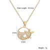 Wholesale Pendant Necklace Copper Geometric Turtle Crab Simple Stylish Women's