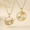 Wholesale Pendant Necklace Copper Geometric Turtle Crab Simple Stylish Women's