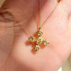 Wholesale Pendant Necklace Copper Geometric Vintage Electroplating Cross