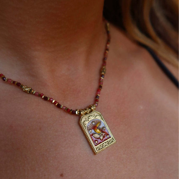 Wholesale Pendant Necklace Copper Gold Plated Artistic Retro Animal Zodiac Design