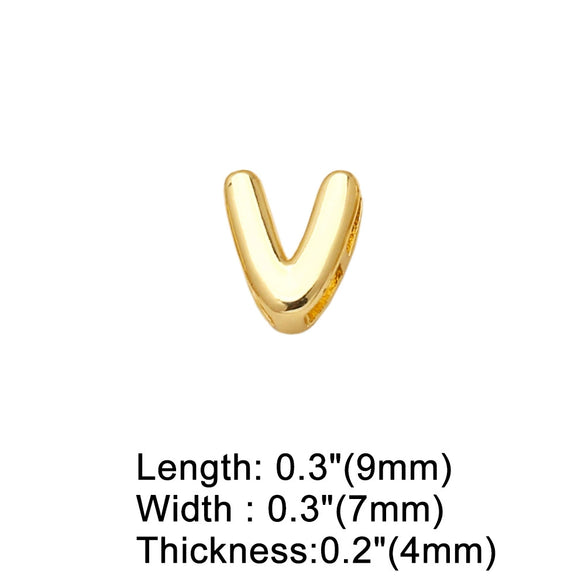 Wholesale Pendant Necklace Copper Gold Plated English Letter Simple Style