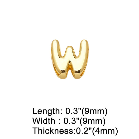 Wholesale Pendant Necklace Copper Gold Plated English Letter Simple Style