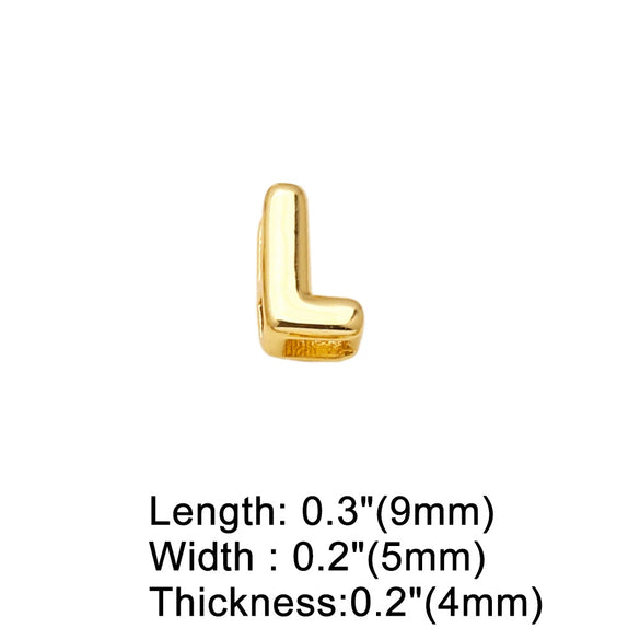 Wholesale Pendant Necklace Copper Gold Plated English Letter Simple Style