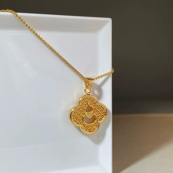 Wholesale Pendant Necklace Copper Gold Plated Geometric Style