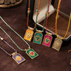 Wholesale Pendant Necklace Copper Gold Plated Heart Shape Minimalist Geometric Style For Women