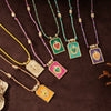 Wholesale Pendant Necklace Copper Gold Plated Heart Shape Minimalist Geometric Style For Women