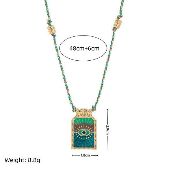 Wholesale Pendant Necklace Copper Gold Plated Heart Shape Minimalist Geometric Style For Women