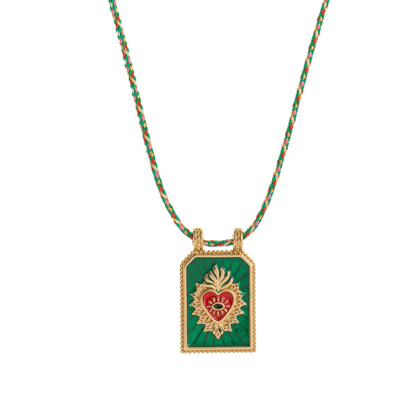 Wholesale Pendant Necklace Copper Gold Plated Love Joker Tarot Minimalist Geometric Heart Shape