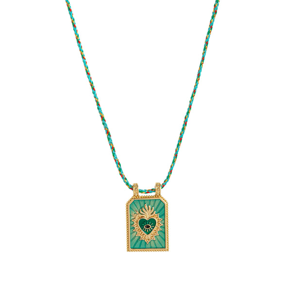 Wholesale Pendant Necklace Copper Gold Plated Love Joker Tarot Minimalist Geometric Heart Shape