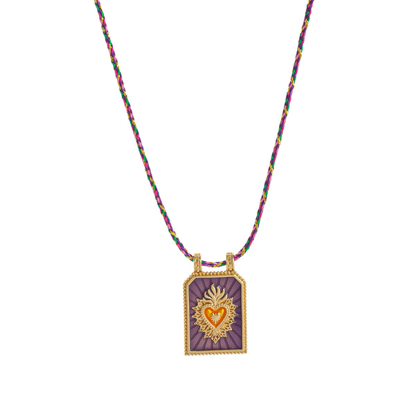 Wholesale Pendant Necklace Copper Gold Plated Love Joker Tarot Minimalist Geometric Heart Shape