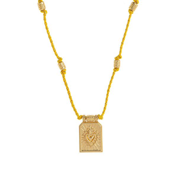 Wholesale Pendant Necklace Copper Gold Plated Love Joker Tarot Minimalist Geometric Heart Shape