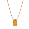 Wholesale Pendant Necklace Copper Gold Plated Love Joker Tarot Minimalist Geometric Heart Shape