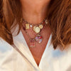 Wholesale Pendant Necklace Copper Gold Plated Love Joker Tarot Minimalist Geometric Heart Shape
