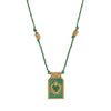 Wholesale Pendant Necklace Copper Gold Plated Love Joker Tarot Minimalist Geometric Heart Shape