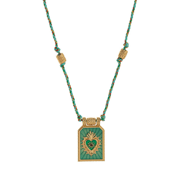 Wholesale Pendant Necklace Copper Gold Plated Love Joker Tarot Minimalist Geometric Heart Shape