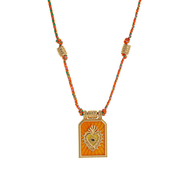 Wholesale Pendant Necklace Copper Gold Plated Love Joker Tarot Minimalist Geometric Heart Shape
