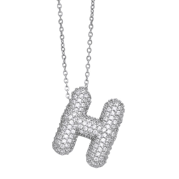 Wholesale Pendant Necklace Copper Goldplated Letter Hip Hop Ochain
