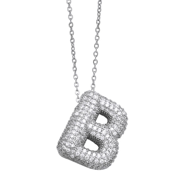 Wholesale Pendant Necklace Copper Goldplated Letter Hip Hop Ochain