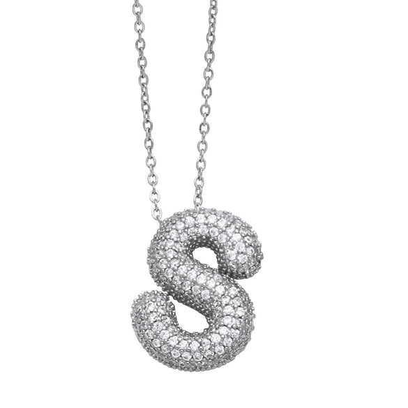 Wholesale Pendant Necklace Copper Goldplated Letter Hip Hop Ochain