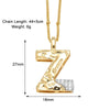 Wholesale Pendant Necklace Copper Goldplated With Letter Pattern Pearl Chain Minimalist Style Unisex