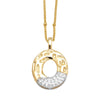 Wholesale Pendant Necklace Copper Goldplated With Letter Pattern Pearl Chain Minimalist Style Unisex