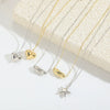Wholesale Pendant Necklace Copper Heart Shape Electroplated Simple Style For Women