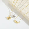 Wholesale Pendant Necklace Copper Heart Shape Electroplated Simple Style For Women