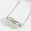 Wholesale Pendant Necklace Copper Heart Shape Electroplated Simple Style For Women