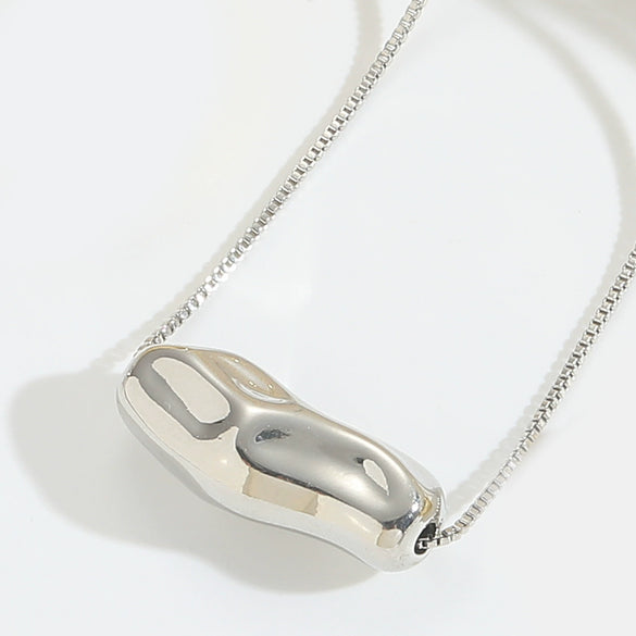 Wholesale Pendant Necklace Copper Heart Shape Electroplated Simple Style For Women