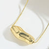 Wholesale Pendant Necklace Copper Heart Shape Electroplated Simple Style For Women