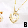 Wholesale Pendant Necklace Copper Heart Shape Electroplating Simple Style For Women
