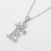 Wholesale Pendant Necklace Copper Inlaid Zircon Alloy With Micro Inlay English Letter Design Ochain