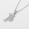 Wholesale Pendant Necklace Copper Inlaid Zircon Alloy With Micro Inlay English Letter Design Ochain