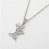 Wholesale Pendant Necklace Copper Inlaid Zircon Alloy With Micro Inlay English Letter Design Ochain