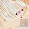 Wholesale Pendant Necklace Copper Inlaid Zircon Light Luxury Retro Love Heart Shape Electroplating