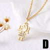 Wholesale Pendant Necklace Copper 18K Gold Plated Geometric Style